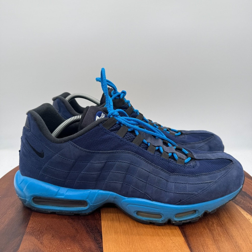 Nike Air Max 95 NikeID Men's Size 14 Blue Basketball Shoes Sneakers